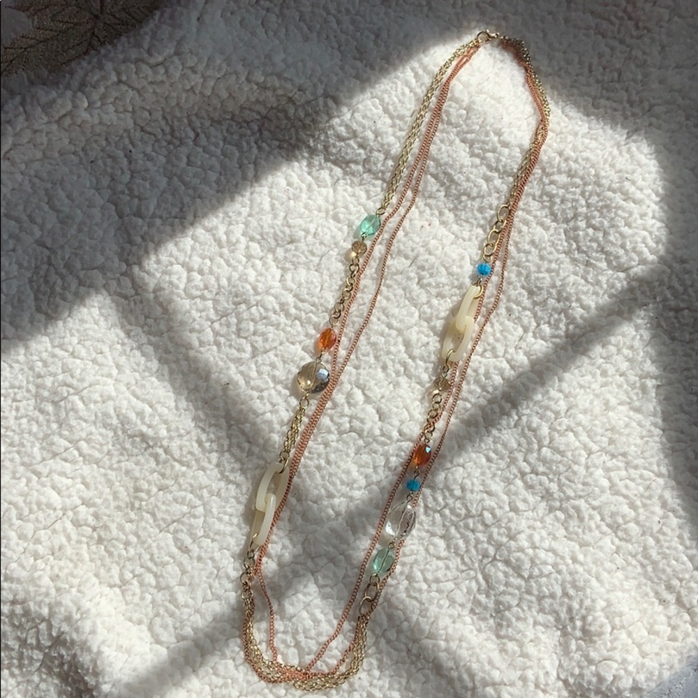 Long Multi-strand Necklace